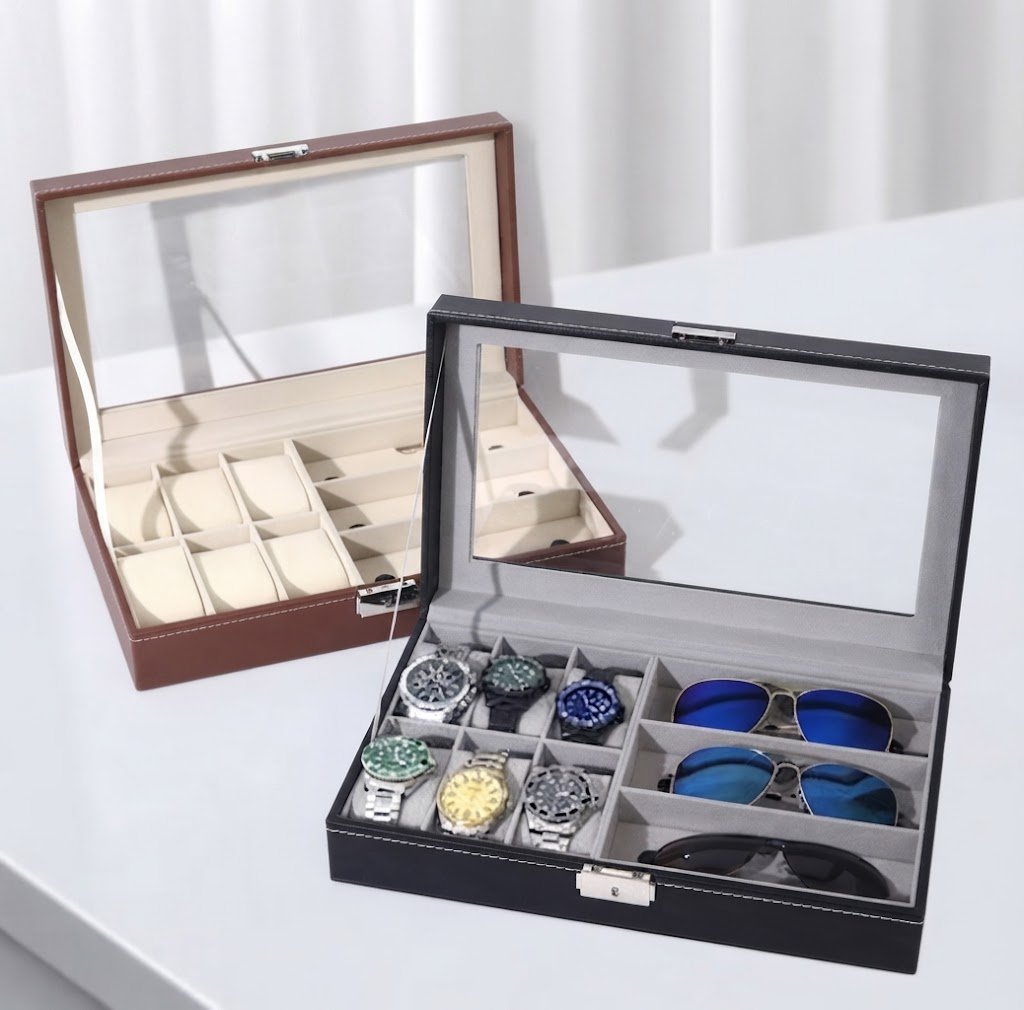 6 + 3 Watch Glasses Storage Box