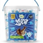 Love Milk Cream Candy Bucket (125 pcs)