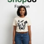 Embroidered Women's Swanyay Casual T-Shirt