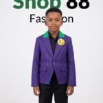 Kids' Bold Purple & Green Statement Blazer