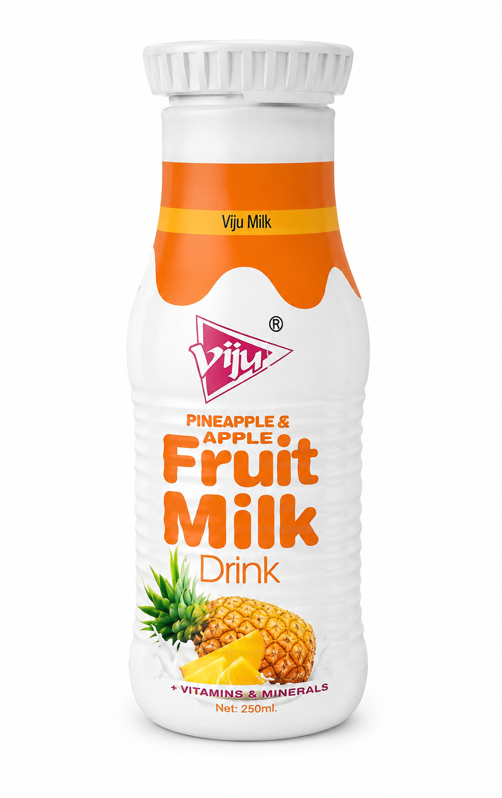 Viju Pineapple And Apple Fruit Milk Drink – 250ml