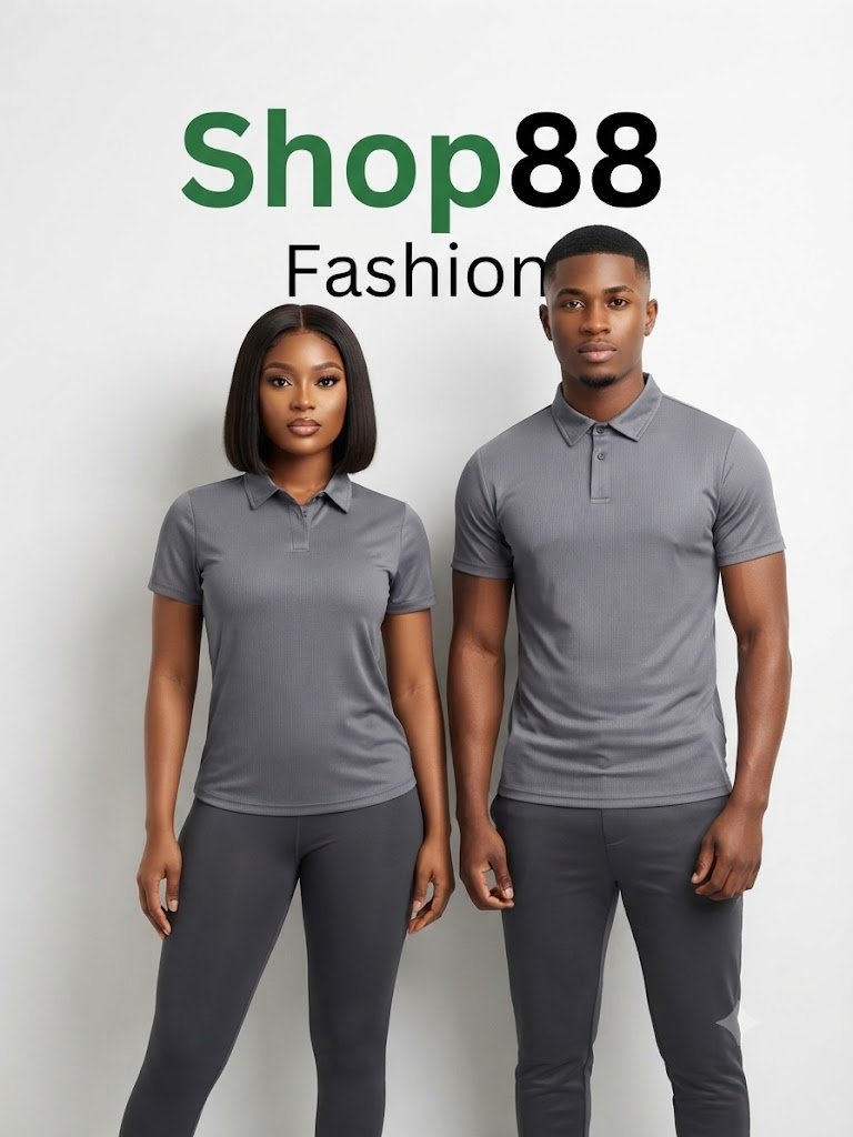 Unisex Casual Athletic Short-Sleeve Polo