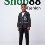 Kids' Stylish Pinstripe Blazer